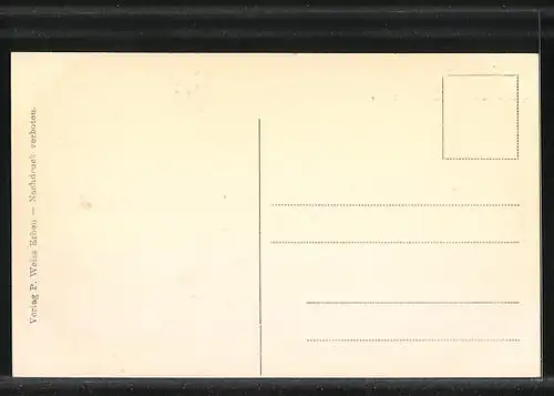 AK Montjoie, Rotes Haus, Sammhaus der Familie Scheibler