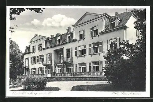 AK Bad Homburg v.d.H., Hotel Park-Sanatorium