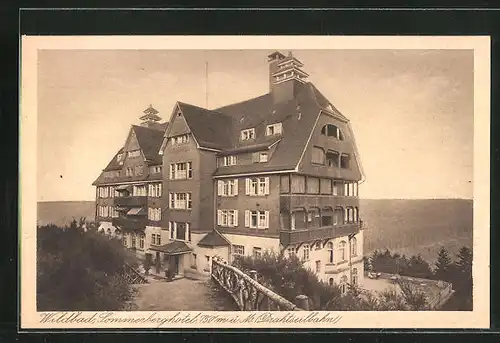 AK Wildbad, Sommerberghotel, Drahtseilbahn