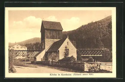 AK Kentheim, Kirche im Ort