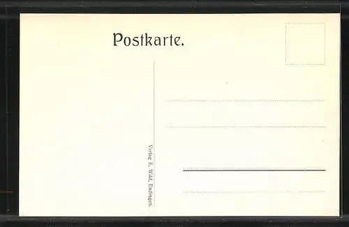 Künstler-AK Endingen, Gesamtansicht aus dem 16. Jahrhundert