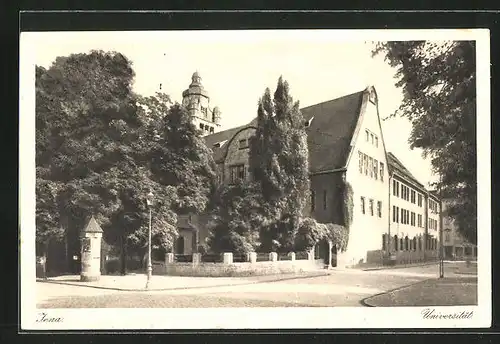 AK Jena, Seitenansicht der Universität