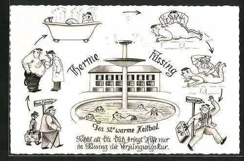 AK Füssing, Therme, Kurgast wird verwöhnt