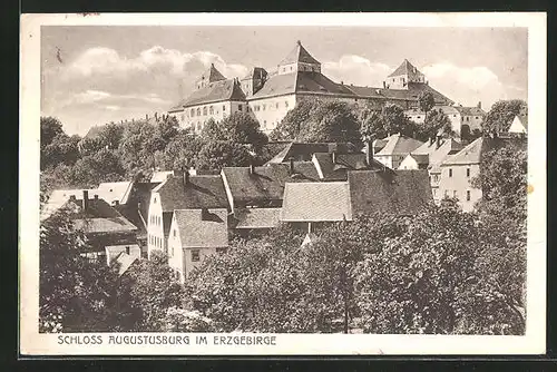 AK Augustusburg im Erzgebirge, Schloss Augustusburg
