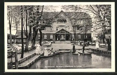 AK Leipe /Spreewald, Buchans Gasthaus