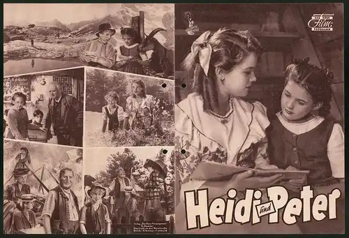 Filmprogramm DNF, Heidi und Peter, Heinrich Gretler, Elsbeth Sigmund, Regie: Franz Schnyder