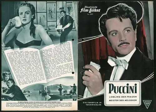 Filmprogramm IFB Nr. 2071, Puccini, Gabriele Ferzetti, Marta Toren, Regie: Carmine Gallone