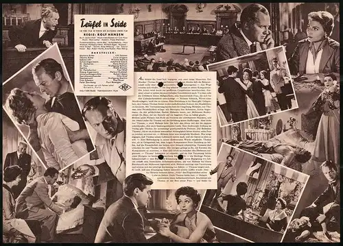 Filmprogramm IFB Nr. 3097, Teufel in Seide, Lilli Palmer, Curd Jürgens, Regie: Rolf Hansen