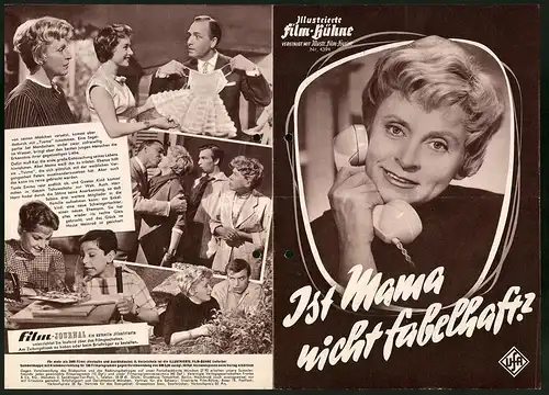 Filmprogramm IFB Nr. 4394, Ist Mama nicht fabelhaft?, Luise Ullrich, Gunnar Möller, Regie: Peter Beauvais