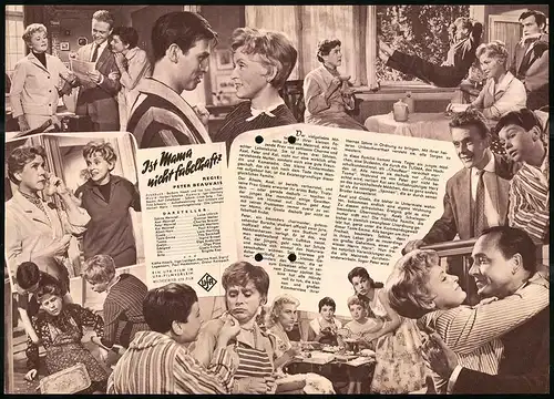 Filmprogramm IFB Nr. 4394, Ist Mama nicht fabelhaft?, Luise Ullrich, Gunnar Möller, Regie: Peter Beauvais