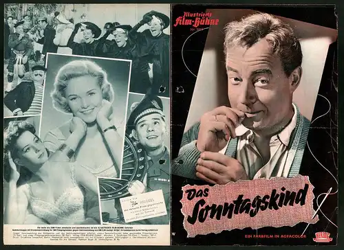 Filmprogramm IFB Nr. 3415, Das Sonntagskind, Heinz Rühmann, Hannelore Bollmann, Regie: Kurt Meisel
