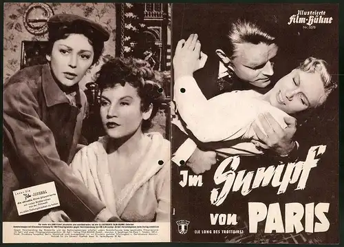 Filmprogramm IFB Nr. 3378, Im Sumpf von Paris, Anne Vernon, Francoise Rosay, Regie: Léonide Moguy