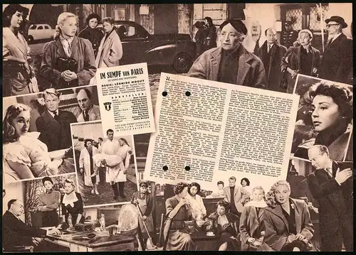 Filmprogramm IFB Nr. 3378, Im Sumpf von Paris, Anne Vernon, Francoise Rosay, Regie: Léonide Moguy