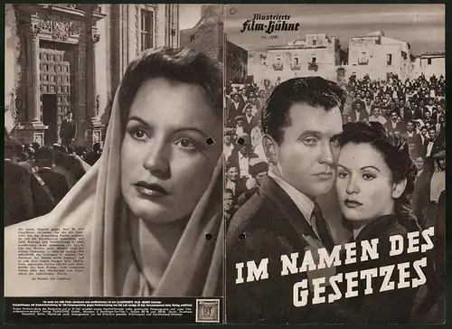 Filmprogramm IFB Nr. 1090, Im Namen des Gesetzes, Massimo Girotti, Jone Salinas, Regie: Pietro Germi