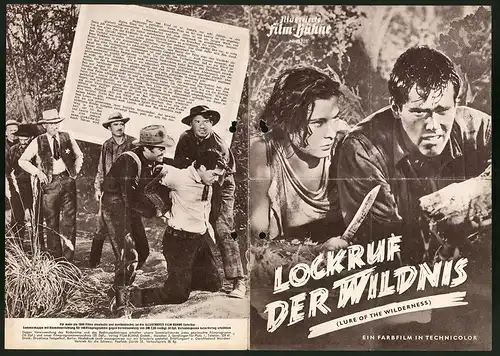 Filmprogramm IFB Nr. 1828, Lockruf der Wildnis, Jean Peters, Walter Brennan, Regie: Jean Negulesco