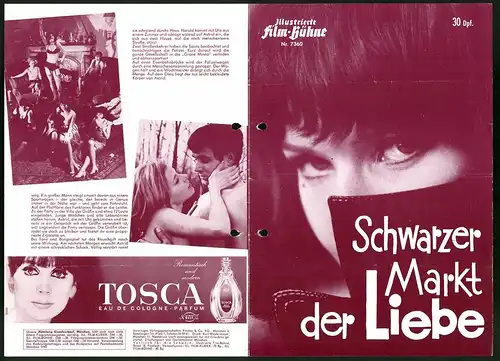 Filmprogramm IFB Nr. 7360, Schwarzer Markt der Liebe, Uta Levka, Karin Field, Regie: Ernst Hofbauer