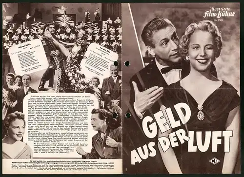 Filmprogramm IFB Nr. 2389, Geld aus der Luft, Josef Meinrad, Lonny Kellner, Regie: Geza von Cziffra