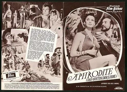 Filmprogramm IFB Nr. 4602, Aphrodite - Göttin der Liebe, Isabelle Corey, Antonio de Teffe, Regie: Mario Bonnard