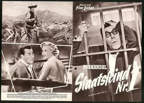 Filmprogramm IFB Nr. 2220, Staatsfeind Nr. 1, Fernandel, Zsa Zsa Gabor, Regie: Henri Verneuil