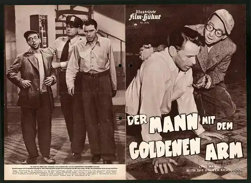 Filmprogramm IFB Nr. 3192, Der Mann mit dem goldenen Arm, Frank Sinatra, Eleanor Parker, Regie: Otto Preminger