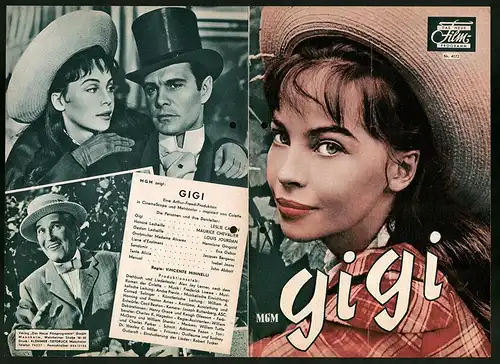 Filmprogramm DNF Nr. 4172, Gigi, Maurice Chevalier, Louis Jourdan, Eva Gabor, Regie: Vincente Minnelli