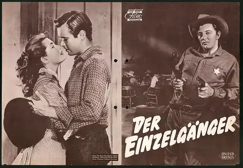Filmprogramm DNF, Der Einzelgänger, Robert Mitchum, Jan Sterling, Regie: Richard Wilson