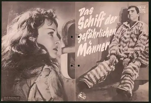 Filmprogramm DNF, Das Schiff der gefährlichen Männer, Jean Richard, Raymond Bussières, Regie: Marcel Pagliero