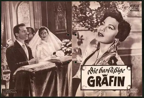 Filmprogramm DNF, Die barfüssige Gräfin, Ava Gardner, Humphrey Bogart, Regie: Joseph L. Mankiewicz
