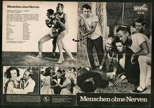 Filmprogramm PFP Nr. 104 /65, Menschen ohne Nerven, Michael Callan, Evy Norlund, Regie: George Sherman