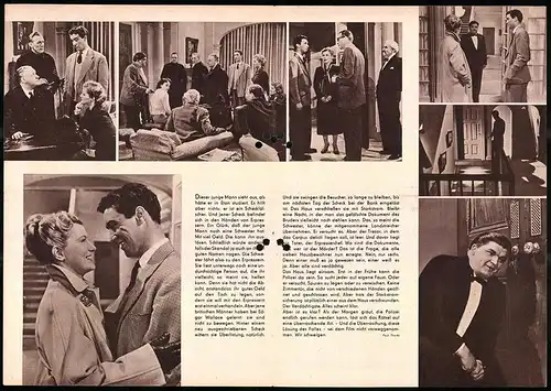 Filmprogramm PFP Nr. 71 /58, Haus der Erpressung, Mary Germaine, William Sylvester, Regie: Maurice Elvey