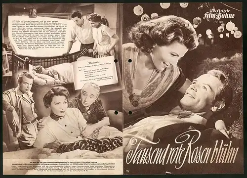 Filmprogramm IFB Nr. 1595, Tausend rote Rosen blühn, Rudolf Prack, Winnie Markus, Regie: Alfred Braun