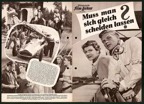 Filmprogramm IFB Nr. 2093, Muss man sich gleich scheiden lassen?, Hardy Krüger, Ruth Leuwerik, Regie: Hans Schweikart