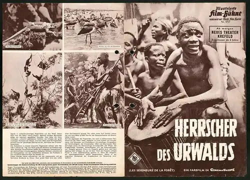 Filmprogramm IFB Nrt. 4727, Herrscher des Urwalds, Regie: Heinz Sielmann, Henry Brandt, Dokumentarfilm, Afrika