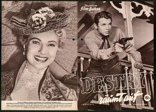 Filmprogramm IFB Nr. 2959, Destry räumt auf, Audie Murphy, Mari Blanchard, Regie: George Marshall