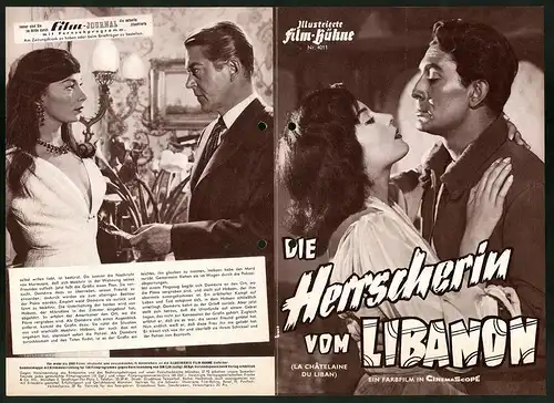 Filmprogramm IFB Nr. 4011, Die Herrscherin vom Libanon, Jean Claude Pascal, Jean Servais, Regie: Richard Pottier