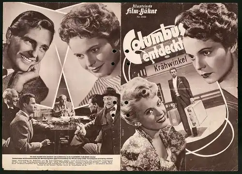 Filmprogramm IFB Nr. 2422, Columbus entdeckt Krähwinkel, Paola Loew, Eva Kerbler, Regie: Alexander Paal, Ulrich Erfurth