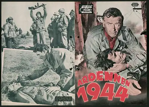 Filmprogramm DNF, Ardennen 1944, Jack Palance, Eddie Albert, Regie: Robert Aldrich