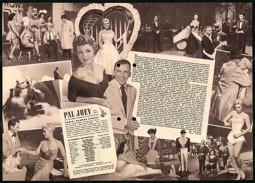 Filmprogramm IFB Nr. 4363, Pal Joey, Rita Hayworth, Frank Sinatra, Regie: George Sidney