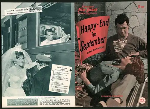 Filmprogramm IFB Nr. 5964, Happy-End im September, Rock Hudson, Gina Lollobrigida, Regie: Robert Mulligan