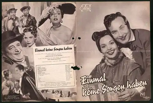 Filmprogramm DNF, Einmal keine Sorgen haben, Walter Müller, Hans Moser, Regie: Georg Marischka