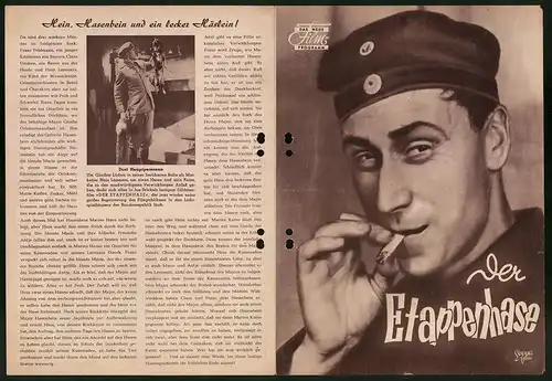 Filmprogramm DNF, Der Etappenhase, Günther Lüders, Leny Marenbach, Regie: Joe Stöckel