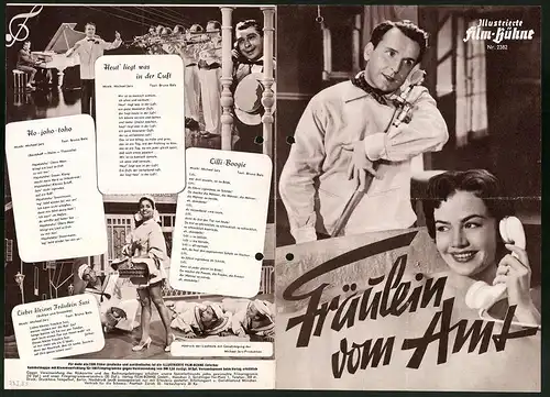 Filmprogramm IFB Nr. 2382, Fräulein vom Amt, Renate Holm, Georg Thomalla, Regie: Carl Heinz Schroth
