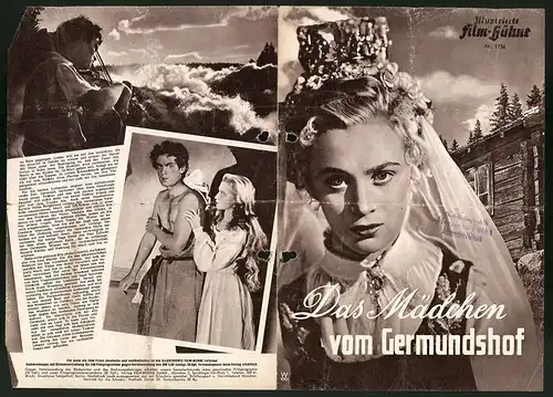 Filmprogramm IFB Nr. 1736, Das Mädchen vom Germundshof, Mai Zetterling, Sten Lindgren, Regie: Gustaf Edgren