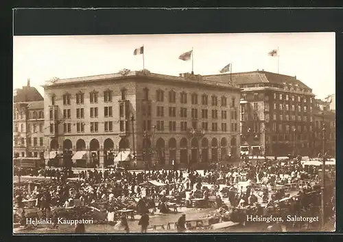 AK Helsinki, Kauppatori, der Wochenmarkt