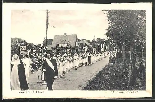 AK Laren, auf der St. Jans-Prozession