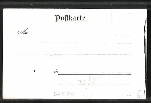 Künstler-AK Bozen, Religionspolitik, Jesuit