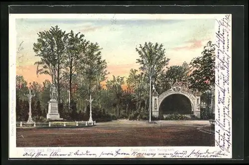 AK Rheydt, Partie aus dem Kaiserpark