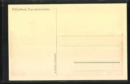 AK M.-Gladbach, An der Franziskusheilstätte