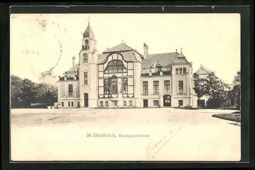 AK M.-Gladbach, Am Stadtgartenhaus