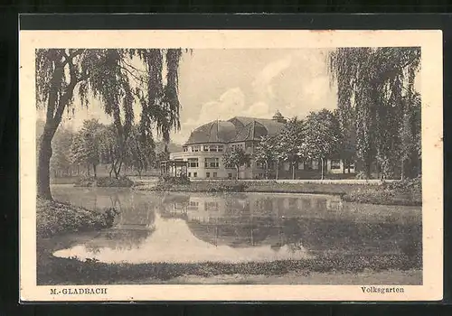 AK M.-Gladbach, Turnhalle im Volksgarten